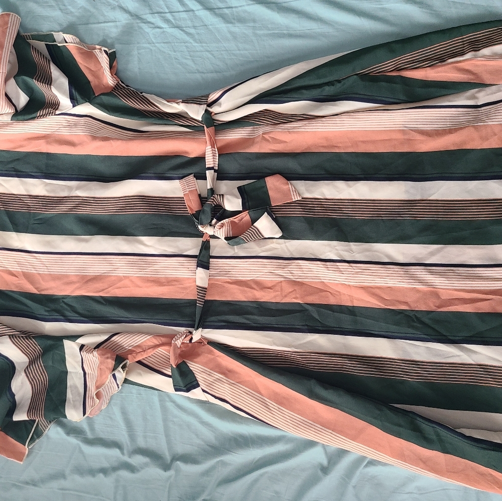 LIKE NEW Midi multi color fall dress